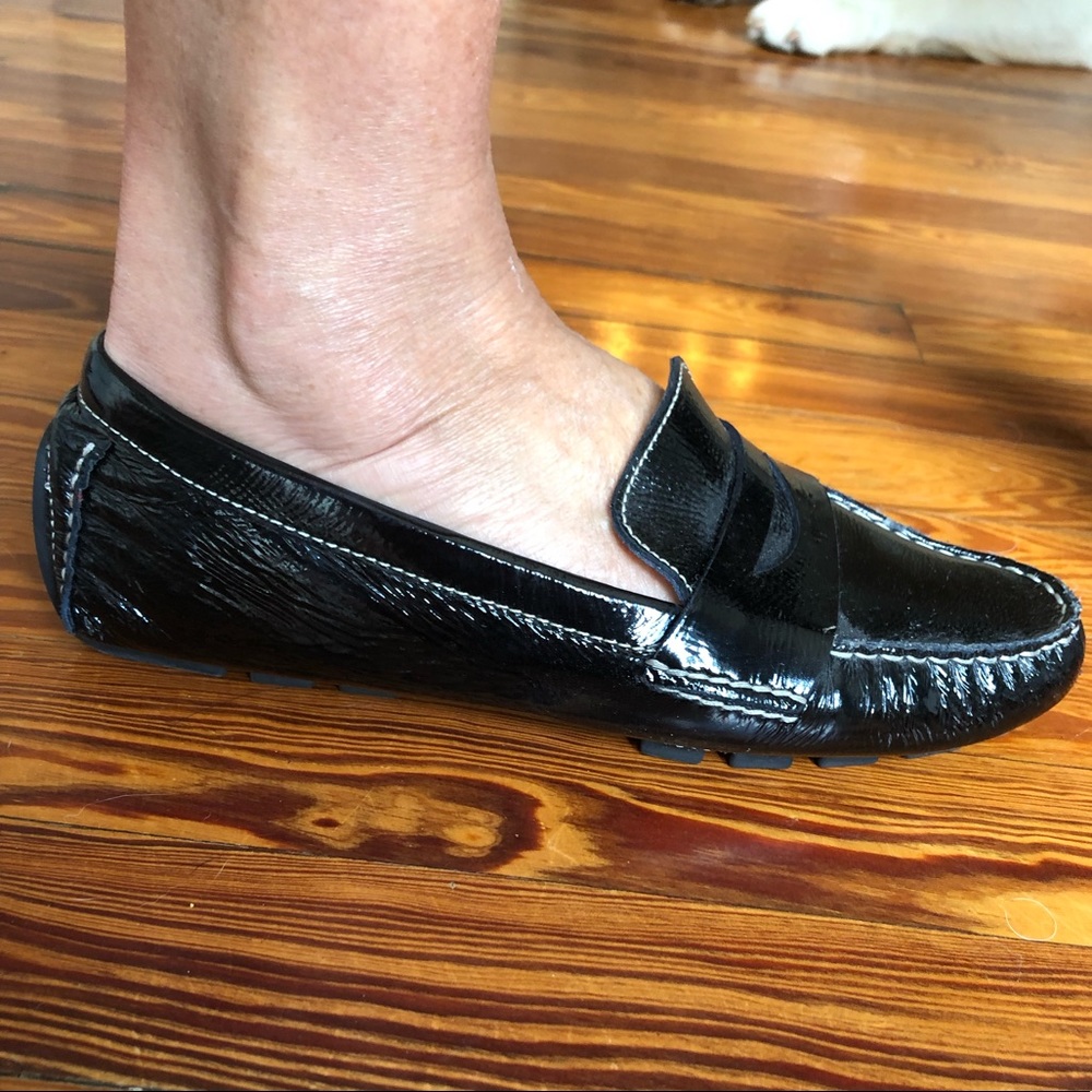 Cole Haan Black Patent Loafers